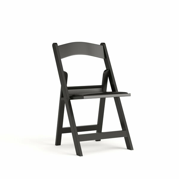 Flash Furniture Resin Folding Chair, Black LE-L-1-BLACK-GG